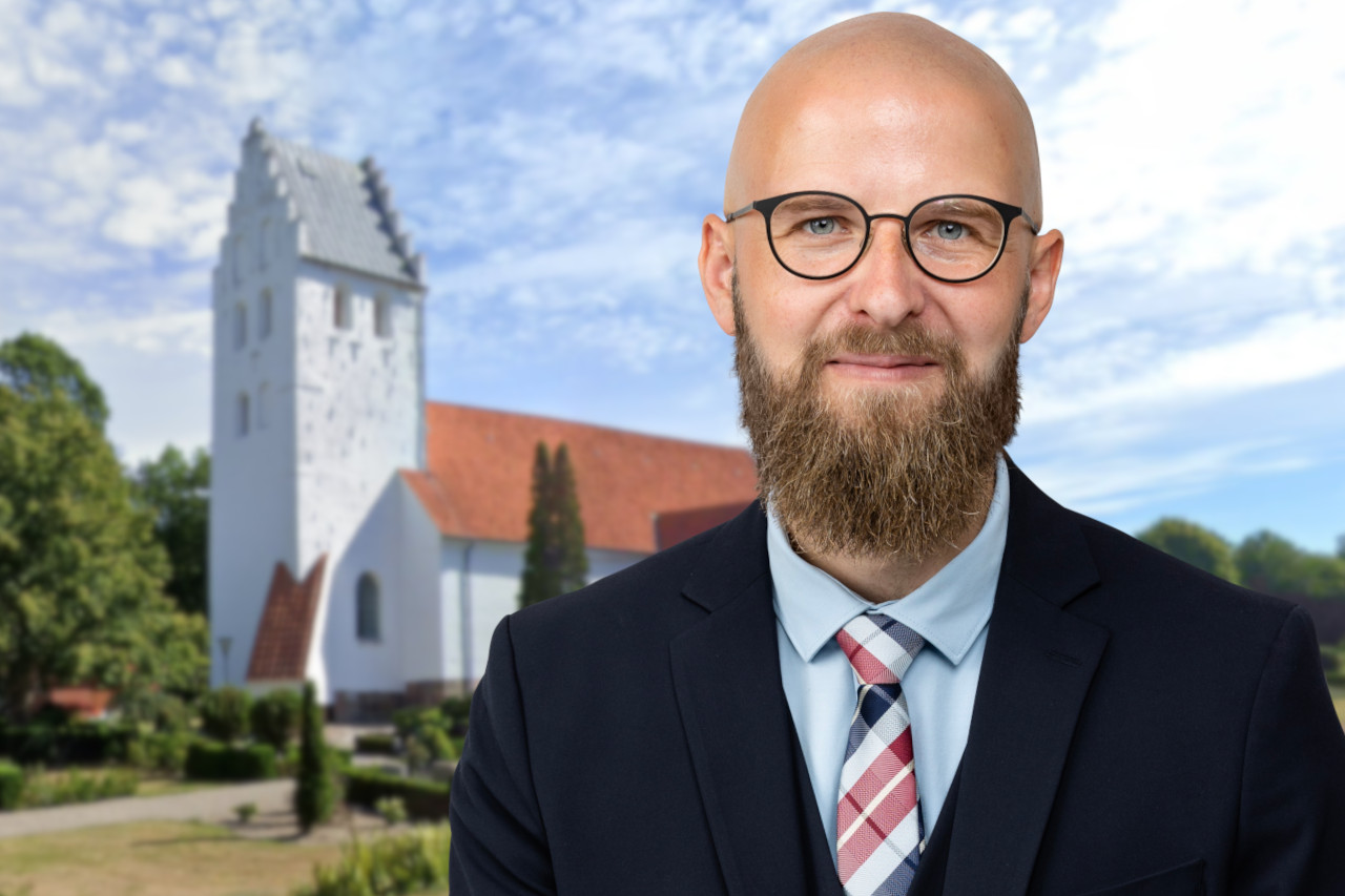 Bedemand Lasse Andersen Hårslev Kirke