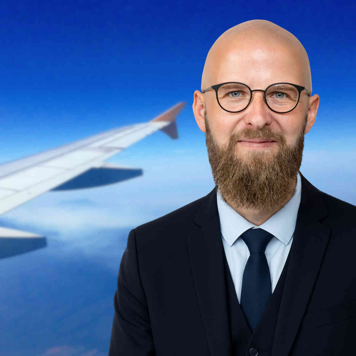 Fly bedemand andersen blå